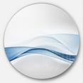 thumbnail image 3 of Designart '3D Wave of Water Splash' Abstract Circle Metal Wall Art, 3 of 5