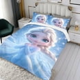 thumbnail image 3 of Frozen Themed Bed Sheet Set Three Piece Set 90*90 in Comfortable And Skin Friendly Unique Design Creating A Star Studded Night, 3 of 6