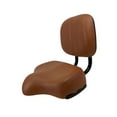 thumbnail image 3 of Backrest Saddle Bike Seat with Backrest, Tricycle Saddle Seat with Back brown, 3 of 7