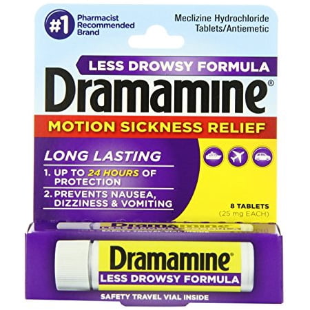 Dramamine Less Drowsy Alcohol