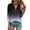 Gray, variant on Summer Tops,Womens Floral Tops for $5 Tops,Women's 3/4 Sleeve Solid Color Button Shirt Loose Shirt V-neck Top Orange S