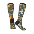 thumbnail image 4 of Balery Cute Animal Forest Fun Novelty Socks Men'S Women'S Crew Socks Funny Crazy Novelty Socks Quirky And Cool Socks, 4 of 9
