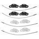 thumbnail image 2 of Bookshelf Anchor Kit White Furniture Wall Anchors for Parents 1Set, 2 of 4