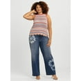 thumbnail image 5 of Jessica Simpson Women's and Women's Plus Kiari Cotton Sweater Tank Top, Sizes XS-4X, 5 of 6