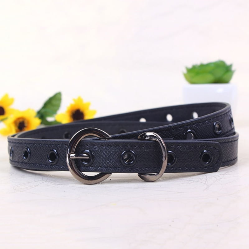 Baby Kids Boys Girls PU Leather Waist Belt Waistband Buckle Adjustable Fashion