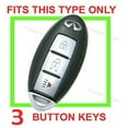thumbnail image 4 of 3B Silicone Case Protector Entry Fob Cover for Infiniti QX50 EX37 FX50 Smart Key (blue), 4 of 4