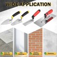 thumbnail image 1 of 4 PCS Masonry Hand Tool Set, 6" Grouting Trowel, A 6", 11" X 4" Flat Trowel with A Soft , and A 4.92" X 1.97" Trowel, 1 of 5