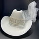 thumbnail image 3 of Bride Cowboy Girls Disfraz Ropa Sombreros para para despedida tera de imaginación Sunnimix  sombrero de vaquera, 3 of 7