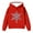 Red, variant on Fiaer Kids Snowflake Sweatshirt Hoodie Minimalist Winter Pullover Long Sleeve Shirt for Boys Girls,Size 1-14 Years Red 160