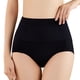 thumbnail image 1 of Ropa interior de verano para mujer, ligera, de cintura media, ajustada, sin costuras, suave, triangular, color negro, XXL, 1 of 5
