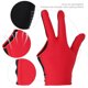thumbnail image 3 of Billar Unisex Snooker Billar Guante Piscina Mano Izquierda Abierto Tres Dedos Guantesrojo, 3 of 7