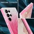 thumbnail image 4 of Dteck Built-in Screen Protector Case for Samsung Galaxy S24 Ultra,Compatible with Mag-Safe Slim TPU+PC Full-Body Stylish Shockproof Protective Cover,Rose, 4 of 7
