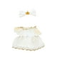 thumbnail image 1 of Vestido de muñeca de peluche de 15 cm con accesorio para el cabello Lindos vestidos de muñeca Disfraces Elegantes Fáciles de usar Hermosos accesorios, 1 of 7
