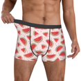 thumbnail image 2 of Kdxio Men's Boxer Briefs with Watermelon Print - Comfortable and Breathable Underwear for Everyday Wear, 2 of 7