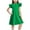 Green—Prime Deals 2025, variant on Girl's 2025 Summer Dress Flutter Sleeve A Line Sundresses Swing Mini Casual Party Dresses Size 6-15 Years Khaki
