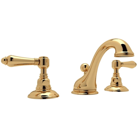 Rohl A1408lm-2 Viaggio 1.2 GPM Widespread Bathroom Faucet - Brass