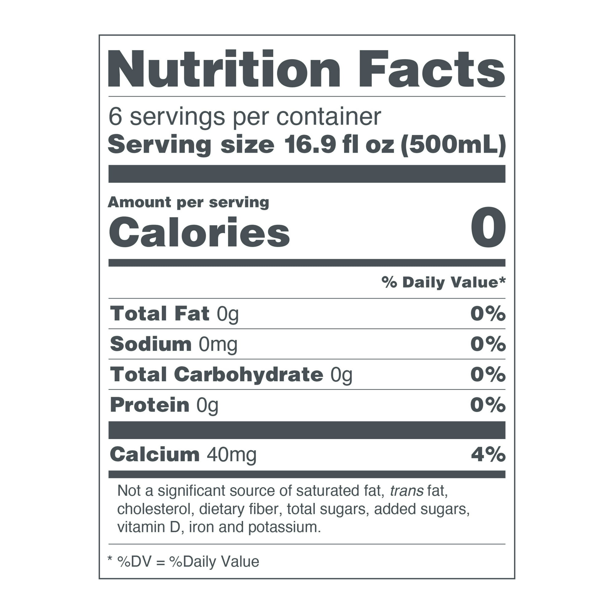 evian Natural Spring Water, 16.9 fl oz, 6 Pack Bottles