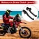 thumbnail image 2 of Palancas de freno de embrague cortas para motocicleta para Honda CRF450R CRF450RX, palanca de freno de manillar para Honda CRF450R CRF450RX, aleación de aluminio negro sólido 1 par, 2 of 7