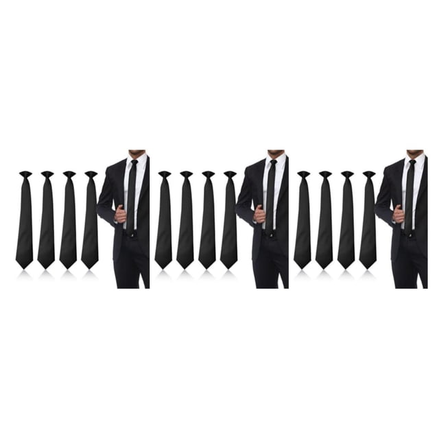 Youkk Ensemble 2 Pcs Uniforme Uni Pré-Noué Sangle de Cou Ajustable à Nouer Facile à Porter Confortable à Porter à Clipser 3 Ensembles