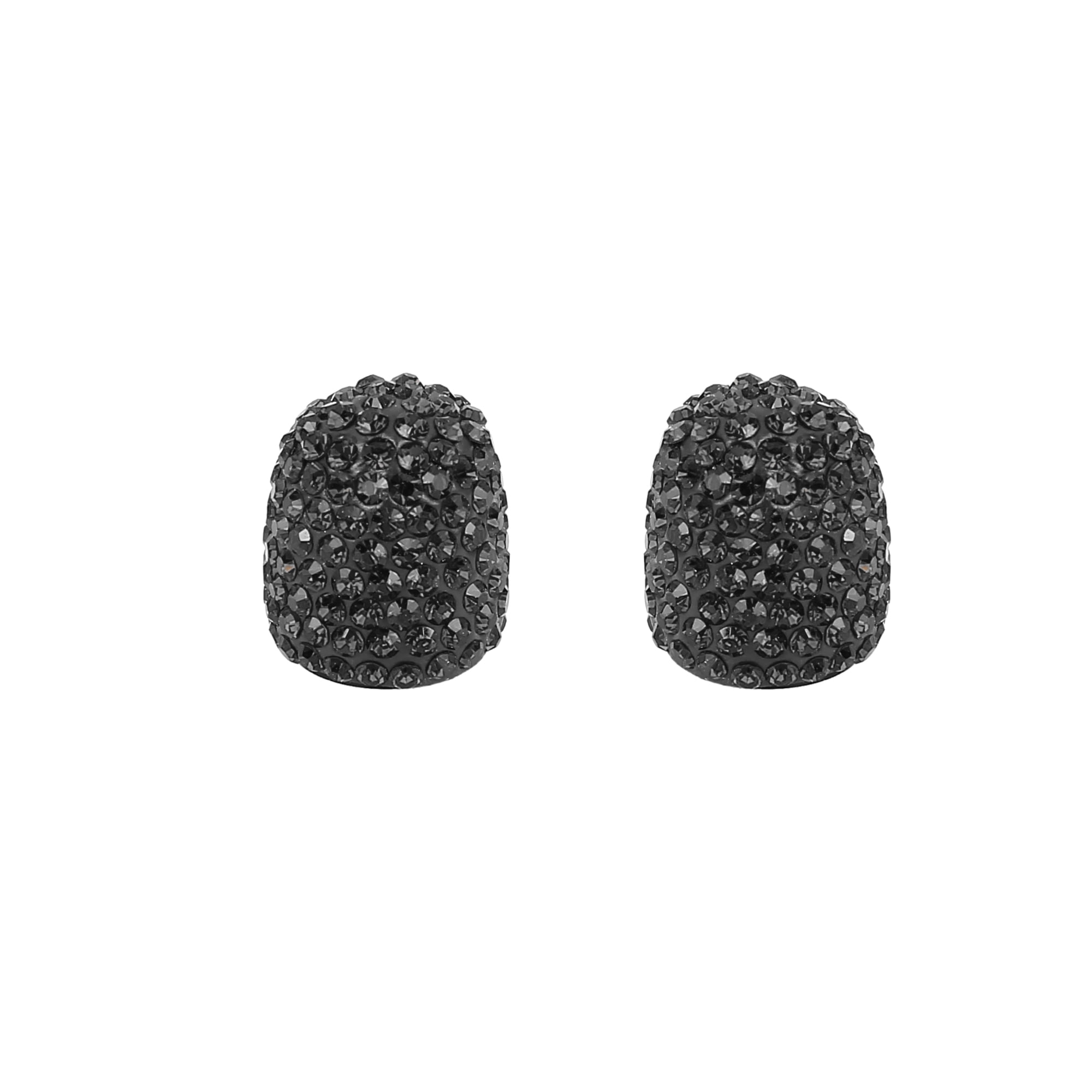 Unique Bargains Valve Stem Caps Handmade Faux Crystal Rhinestone Auto Car Tire Caps Black