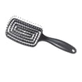 thumbnail image 4 of Cepillo para el cabello Fernando con ventilación desenredante suave profesional negro, 4 of 8
