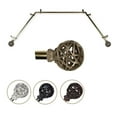 thumbnail image 1 of Matthias 13/16" Bay Window curtain rod 20"-36", 38"-72" - Antique Brass,(ABay-88-4), 1 of 3