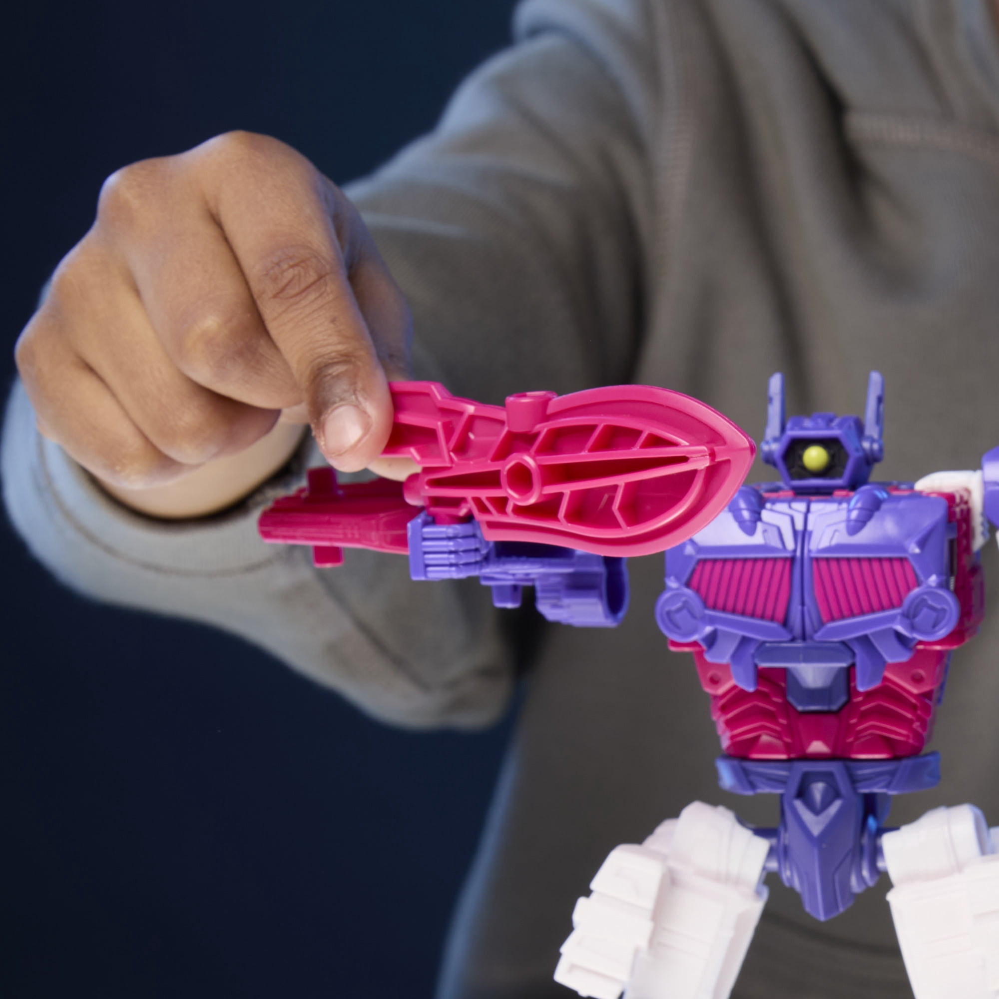 Transformers Toys CYBERWORLD Shockwave Ultimate Cyber Changers 6.5-inch Action Figure, 6+
