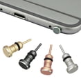 thumbnail image 3 of Methold Enchufe antipolvo para auriculares, interfaz AUX Jack de 3,5mm, tarjeta de teléfono antimóvil, Pin de tarjeta de recuperación para 5 Cables de audio/vídeo negro, 3 of 6