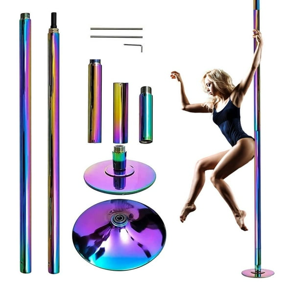 AIHOME Portable Stripper Pole Professional Spin Dance Pole Removable Exercise Pole 45mm Dancing Equipment for Bedroom Pole Dance Studio everybody