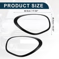 thumbnail image 4 of 1 par de bisel de recorte de faros delanteros para Mini Cooper Countryman 2011-2016 No. 51139801573/51139801574, 4 of 7