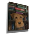 thumbnail image 2 of Epic Graffiti 'Airedale and Books,' by Fab Funky, Canvas Wall Art, 26"x30", 2 of 3