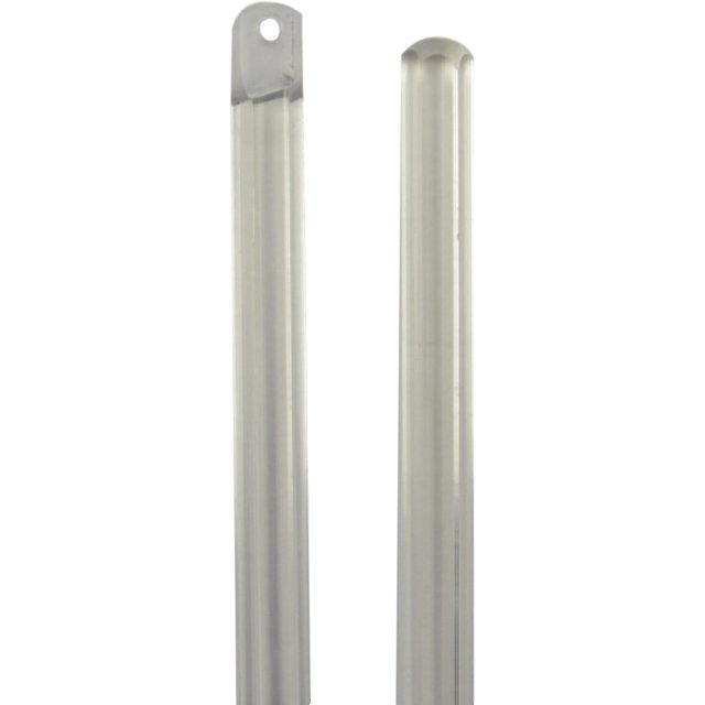 New Blind Wand/Rod - Choose Color and Pack Size - High Strength - Built in Integrated Tip (Clear 3 Pack, 18")