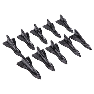 10 Pcs Mini Diffuseur Camion VUS Décoration de Toit Aile de Spoiler Fibre de Carbone Accessoires de Voiture Motif Carbone