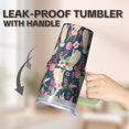 thumbnail image 5 of 20OZ Dog Print Outdoor Tumbler with Handle Straw and Lid Insulated Coffee Mug for Women Friends Perfect Holiday Birthday Gifts Suitable for Hot and Cold Beverages, 5 of 6