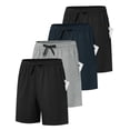 thumbnail image 1 of Shorts Bermuda deportivos de felpa para mujer Dalavch, algodón, paquete de 4, talla XL, 1 of 6