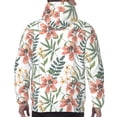 thumbnail image 7 of Lsque Lilies Flowers Pattern Casual Men's Hoodie,Hooded Sweatshirt with Kangaroo Pocket,Pullover Hoodie-3X-Large, 7 of 7