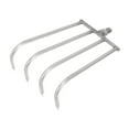 thumbnail image 4 of colaxi Stainless Steel -Metal -Hand -rechen -Kopf - -remaining -tool Fishing Cleaning Stable Portable Garden Tool for Planting Electricity Tines, 4 of 9