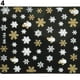 Visland Noël Flocons de Neige Bonhomme de Neige 3D Nail Art Sticker Autocollant Fille Ongle Accessoire – image 5 sur 5