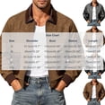 thumbnail image 3 of Men's Vintage Patchwork Jacket, Baseball Collar Zipper Coat With Multi-Pockets, Casual Biker Short Workwear Outerwear Brown M, 3 of 8