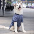 thumbnail image 2 of iOPQO Pet Sweater And Winter Autumn And Winter Medium And Large Dogs Keep Warm Sweater Pet Clothes Navy Xxxl, 2 of 4