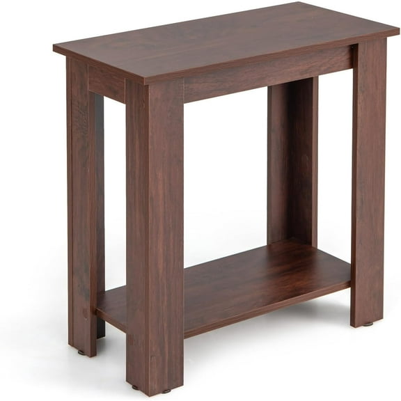 End Table Coffee Sofa Wooden End Shelf Living Room Bedroom Chair Side Table Furniture Espresso