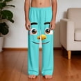 thumbnail image 5 of Kids Casual Sweatpants Soft Fabric Cute Bird Face with Beak Graphic Print Straight Leg Trousers for Daily Comfort Play, 4-13Y, 5 of 9