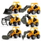 thumbnail image 4 of 6 unids/set Mini coche chico vehículo camión modelo ingeniería vehículos de construcción modelos de juguete niños juguetes vehículo de ingeniería, 4 of 7