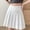 White, variant on Skirts for Women Skirt Timeless High Waist Pleated Midi Solid Color Women’s Fashion Half Skirt for Everyday Khaki 3XL