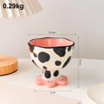 thumbnail image 1 of Taza pintada a mano Cerámica Irregular Drinkware Decoración Juego de tazas Flor Tablero de ajedrez Tulipán Taza de cerámica Soporte para pasteles Taza , vaca Baoblaze Tazas de café de cerámica, 1 of 8