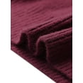 thumbnail image 6 of Agnes Orinda Plus Size Sweater Vest for Women V Neck Knit Vests Solid Classic Sleeveless Pullover Sweaters Tops 1X Burgundy, 6 of 7