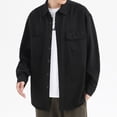 thumbnail image 4 of Regular Fit Casual Shirt Jacket For Men Long Sleeve Button Up, 4 of 6