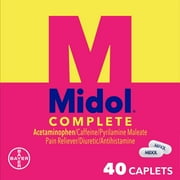 Midol Menstrual Gelcap Midol Maximum Strength Menstrual Complete Pain Relief 24 ct