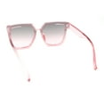 thumbnail image 4 of Girls Child Size Half Rim Rimless Horn Rim Designer Style Sunglasses Pink - Pink Smoke, 4 of 4