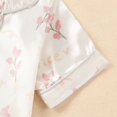 thumbnail image 7 of Zszcpp Baby Girl Pajamas Outfits Set Pj'S Floral Print Short Sleeve Button Down Adorable Brief Bed Gown Cute Lovely Nightdress Cozy Shorts Pants Sleepwear Clothing Suits, 7 of 7